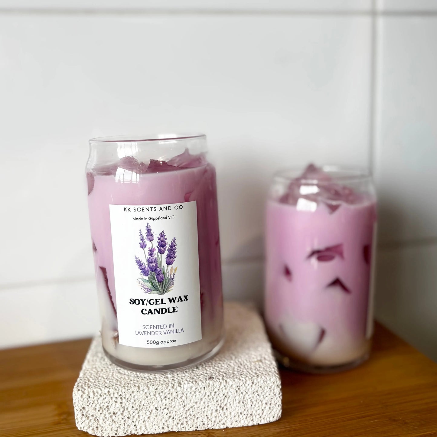 Iced Lavender Candle KK Scents & Co.