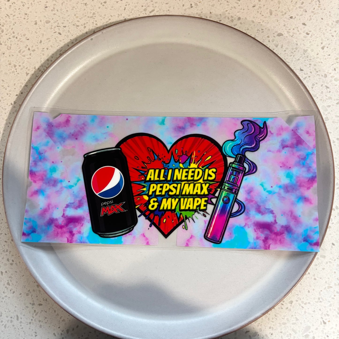 Pepsi Max & Vape UV DTF WRAP