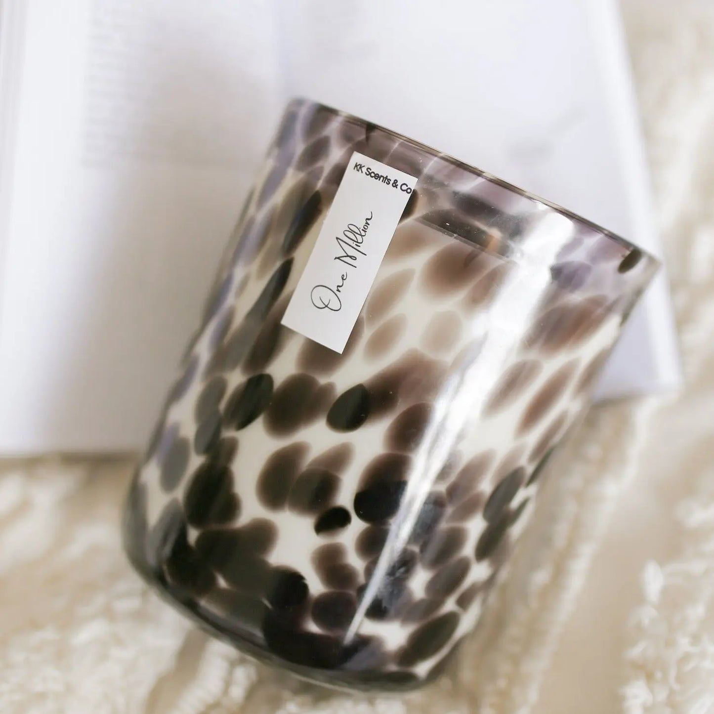 Extra Large Cheetah Soy Candle KK Scents and Co.