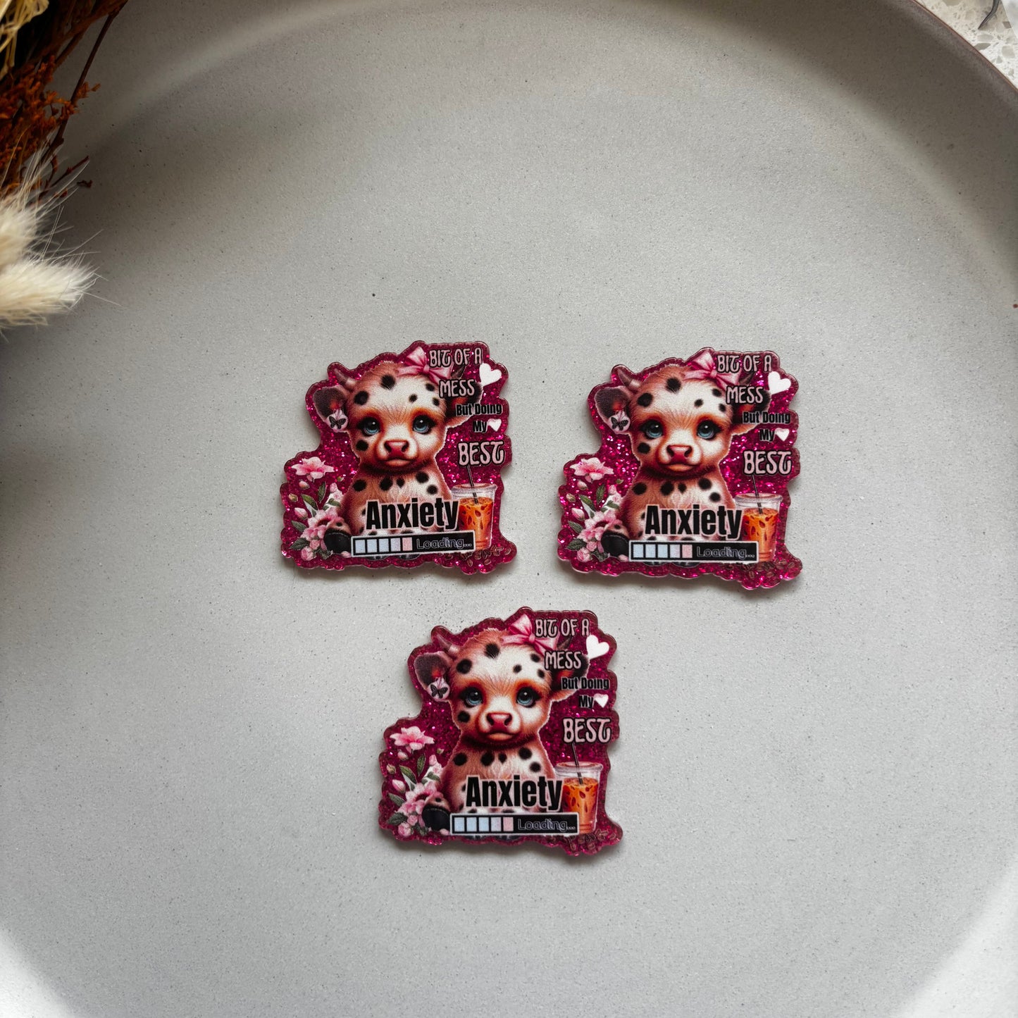 Anxious Cow Acrylic KK Scents & Co.