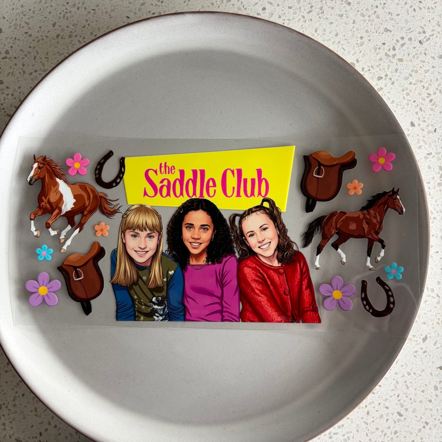 The Saddle Club Double Sided UV DTF WRAP