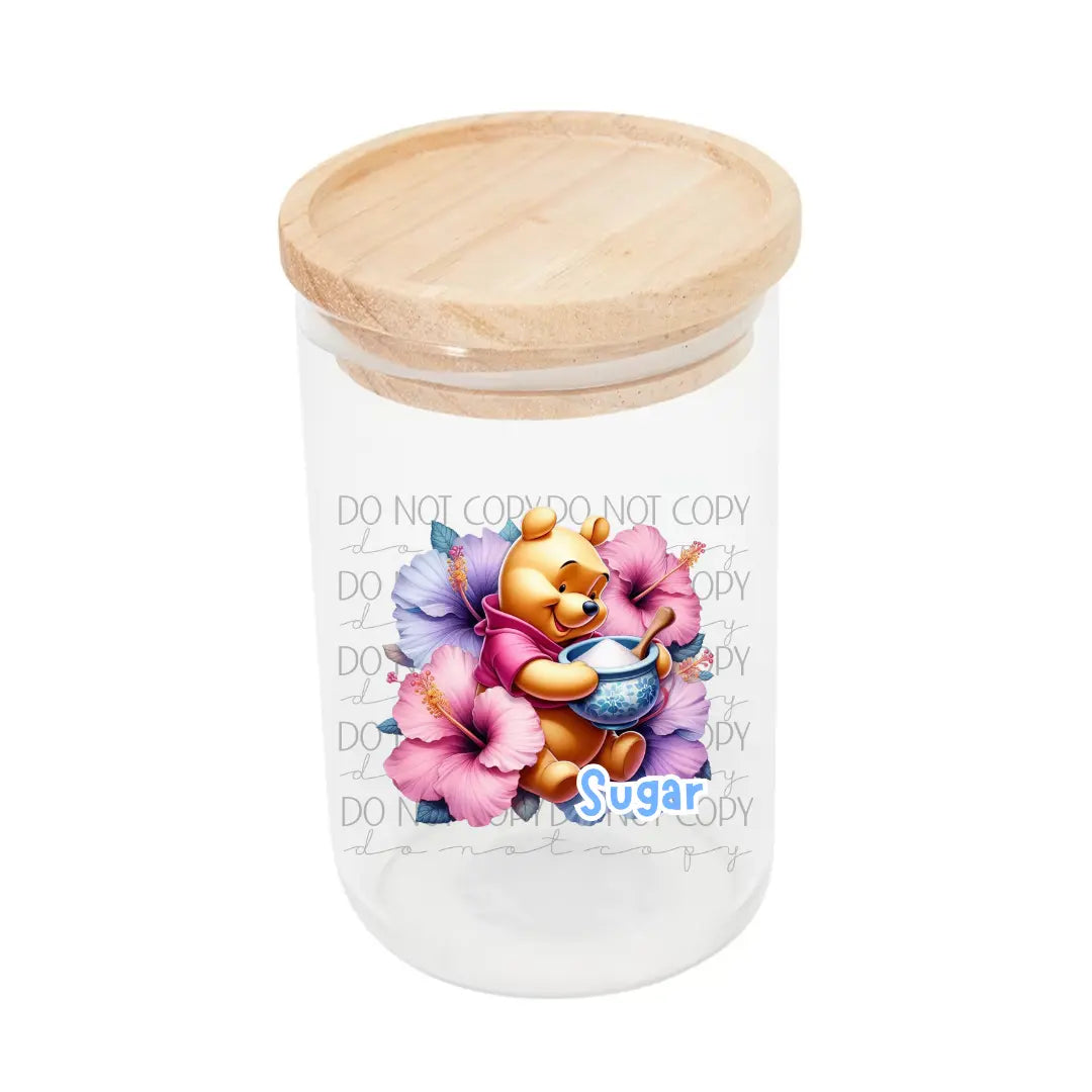Winnie Canister Decal - Sugar KK Scents & Co.