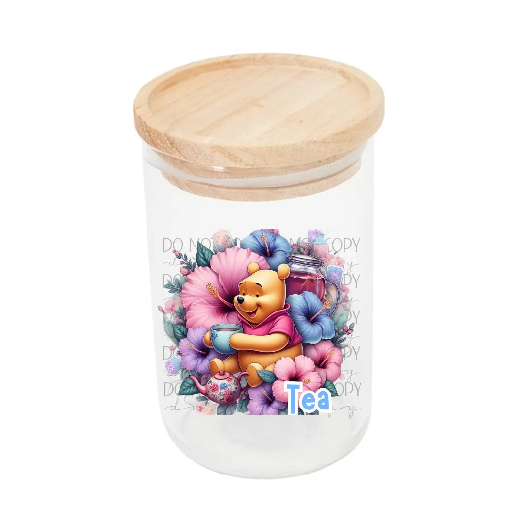 Winnie Canister Decal - Tea KK Scents & Co.
