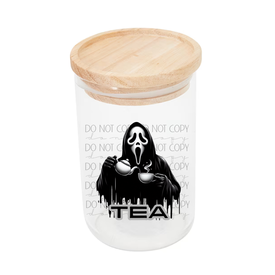 Ghostface Canister Decal - Tea