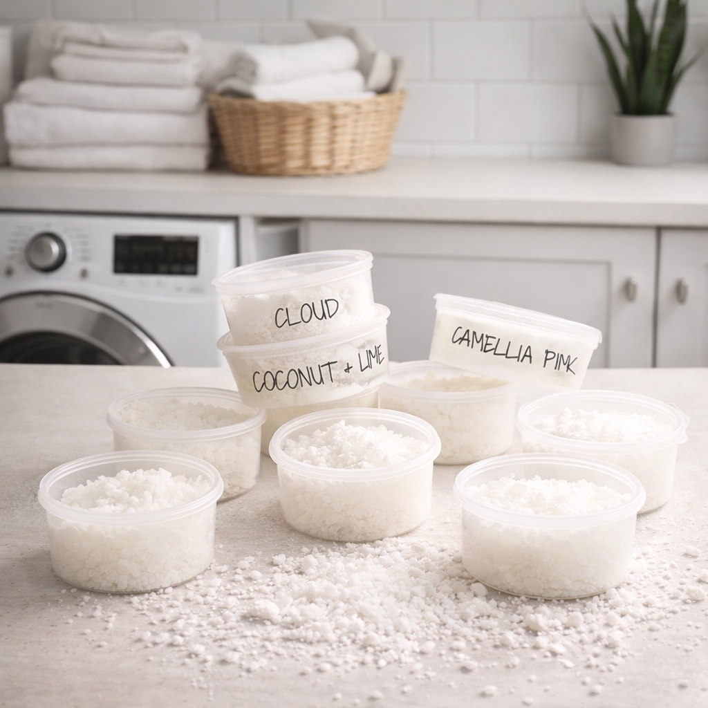 Laundry crystal sample pack