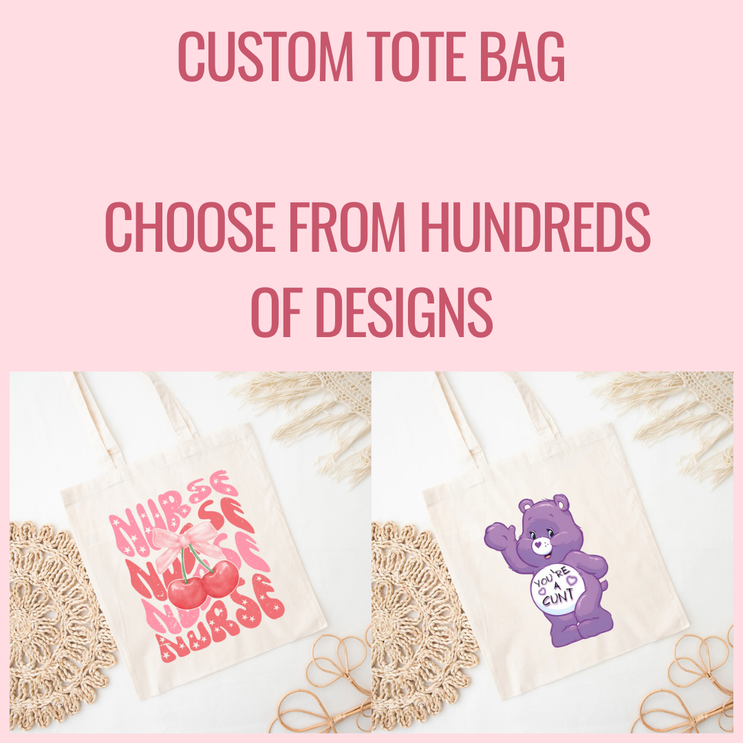 custom tote bag