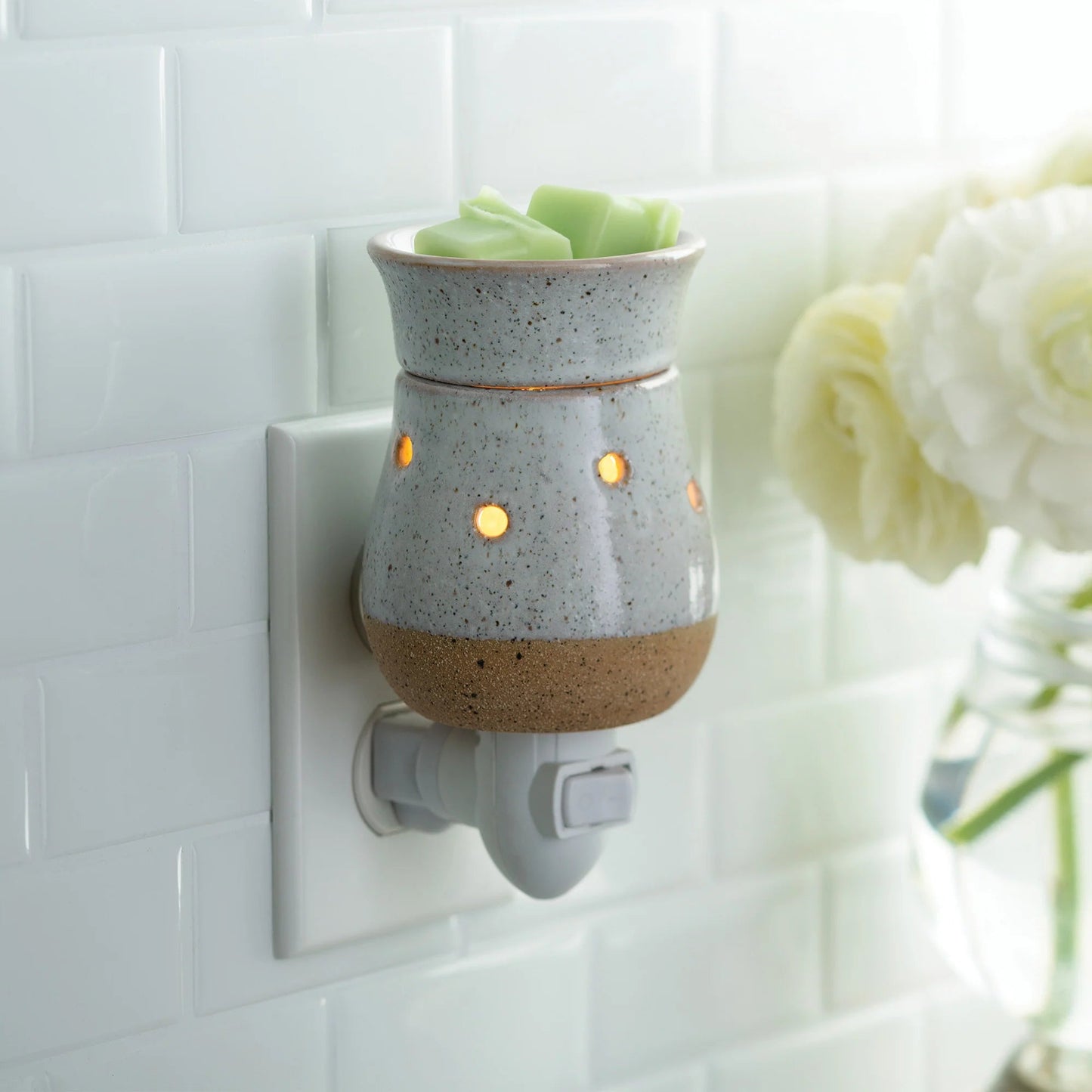 Rustic White Pluggable Warmer KK Scents & Co.