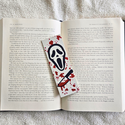 3D Printed Ghostface Bookmark