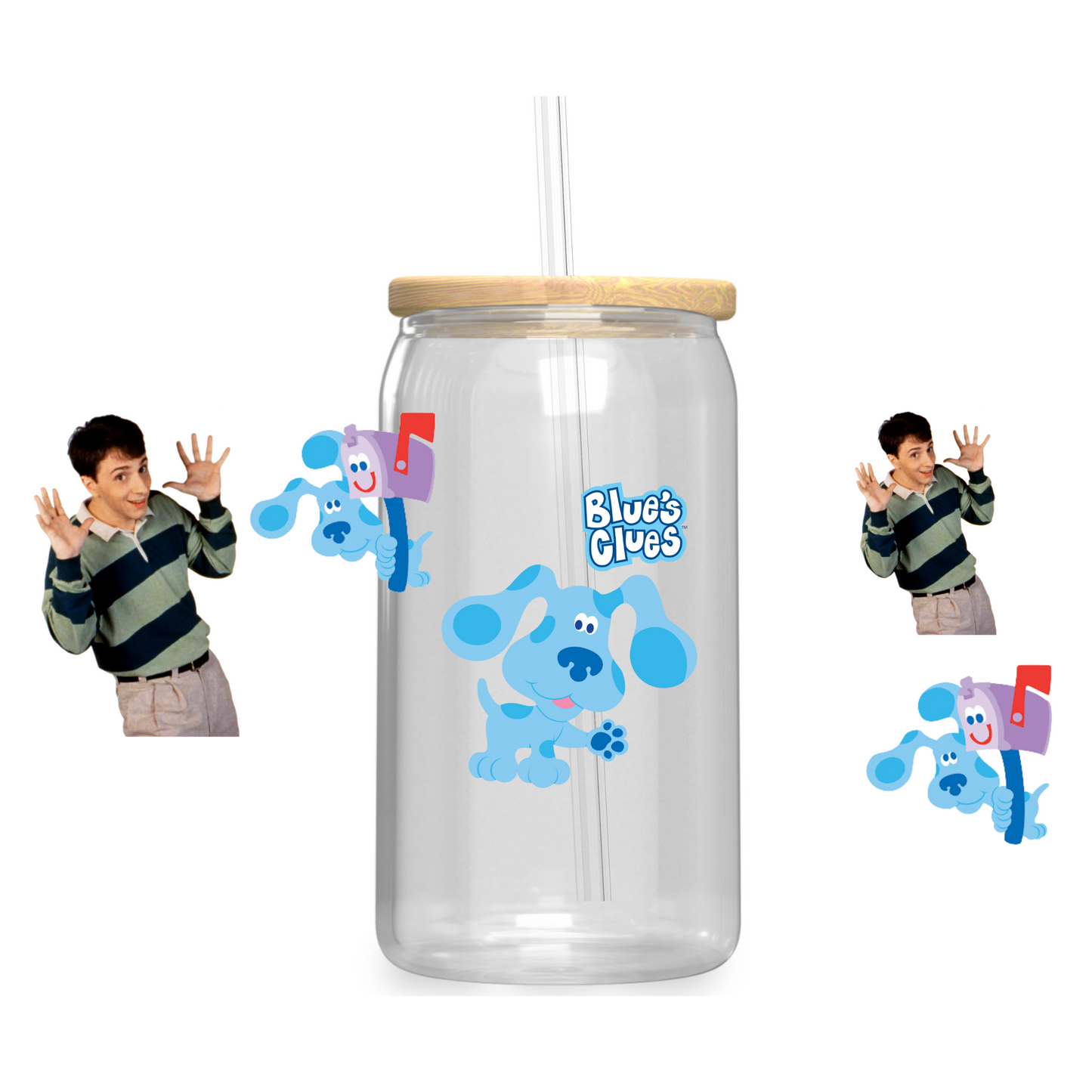 Blues Clues UV DTF WRAP