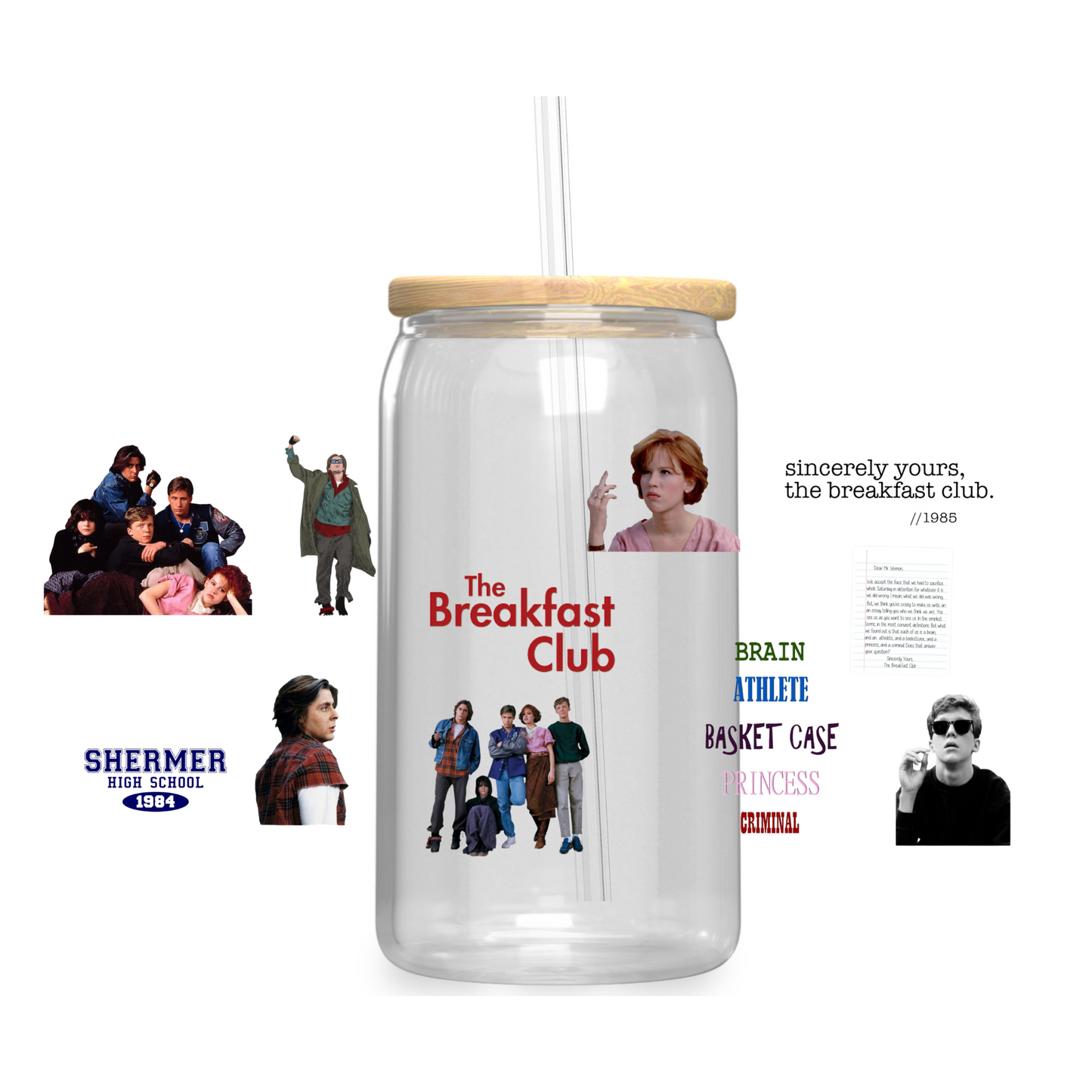 The Breakfast Club UV DTF WRAP KK Scents & Co.
