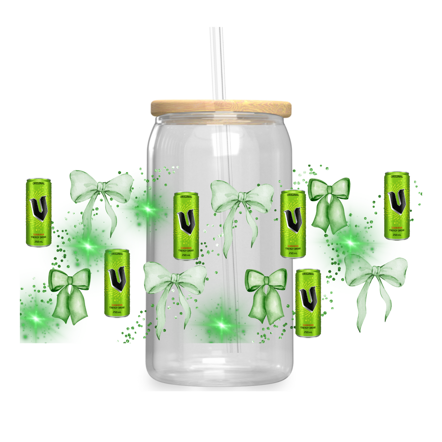 Green V UV DTF WRAP KK Scents & Co.
