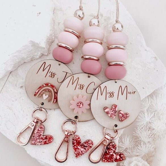 Boho Luxe Lanyards | Blush - KK Scents & Co.