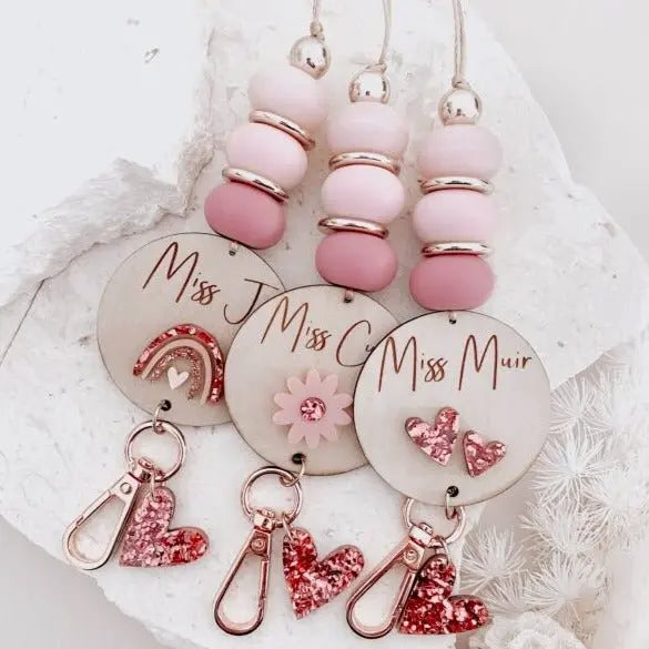 Boho Luxe Lanyards | Blush - KK Scents & Co.