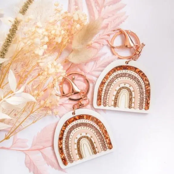 Boho Rainbow Keychain - KK Scents & Co.
