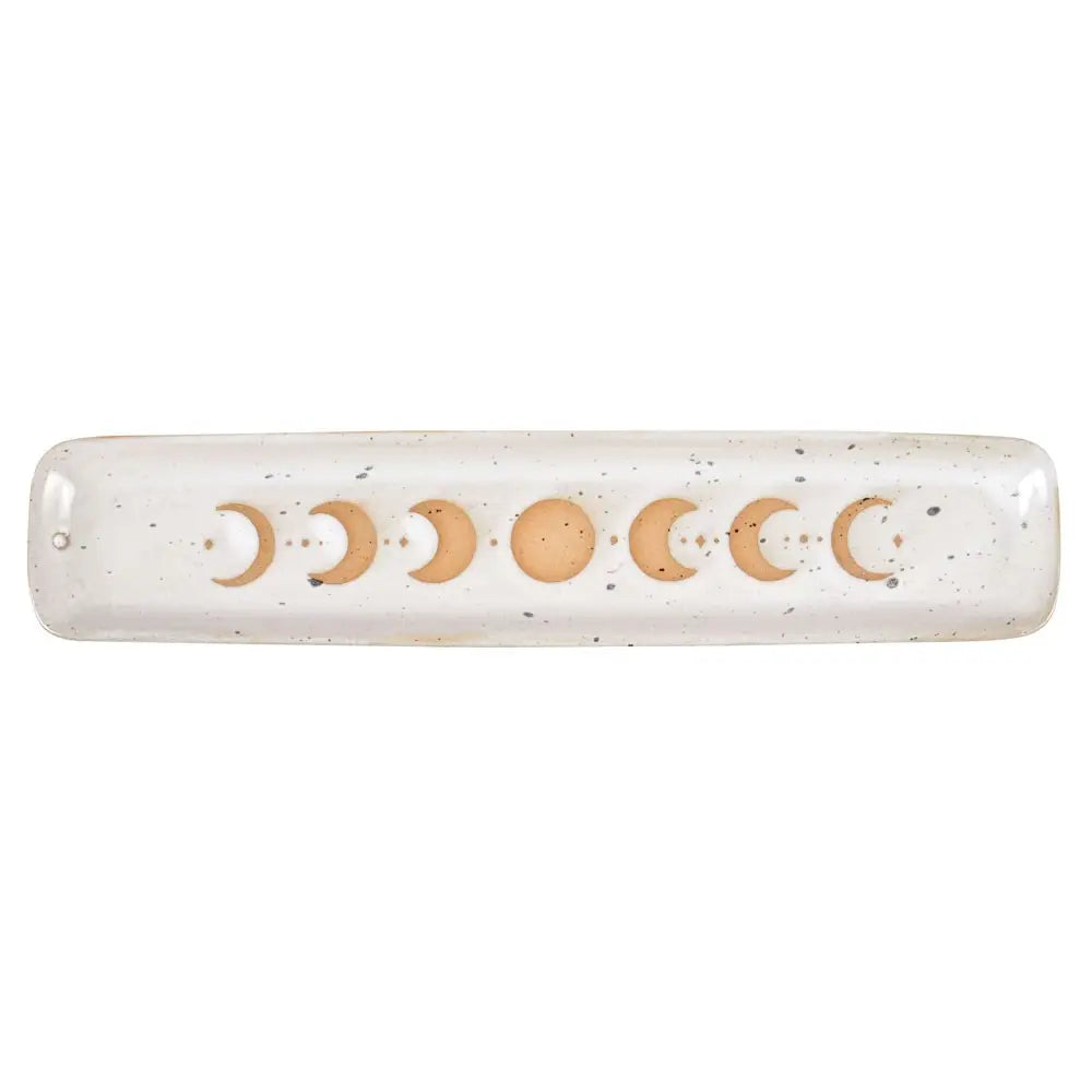 Moon Phase Ceramic Incense Stick Holder