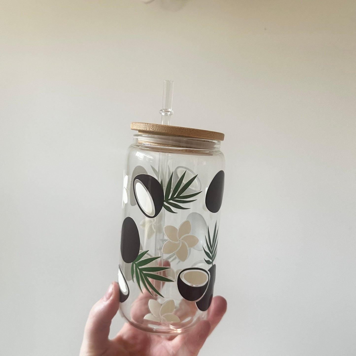 Coconut Iced Coffee Glass - KK Scents & Co.