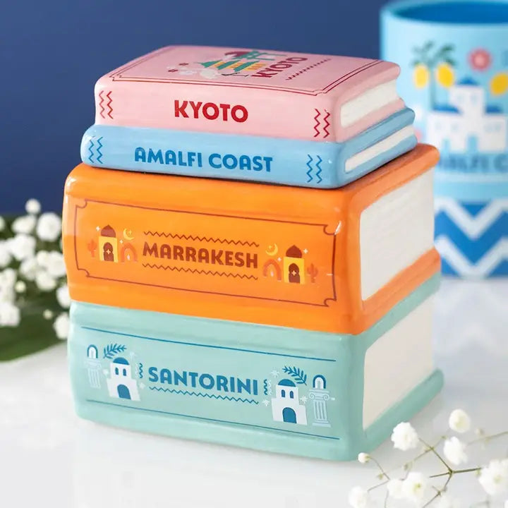 Travel Book Stack Oil Burner