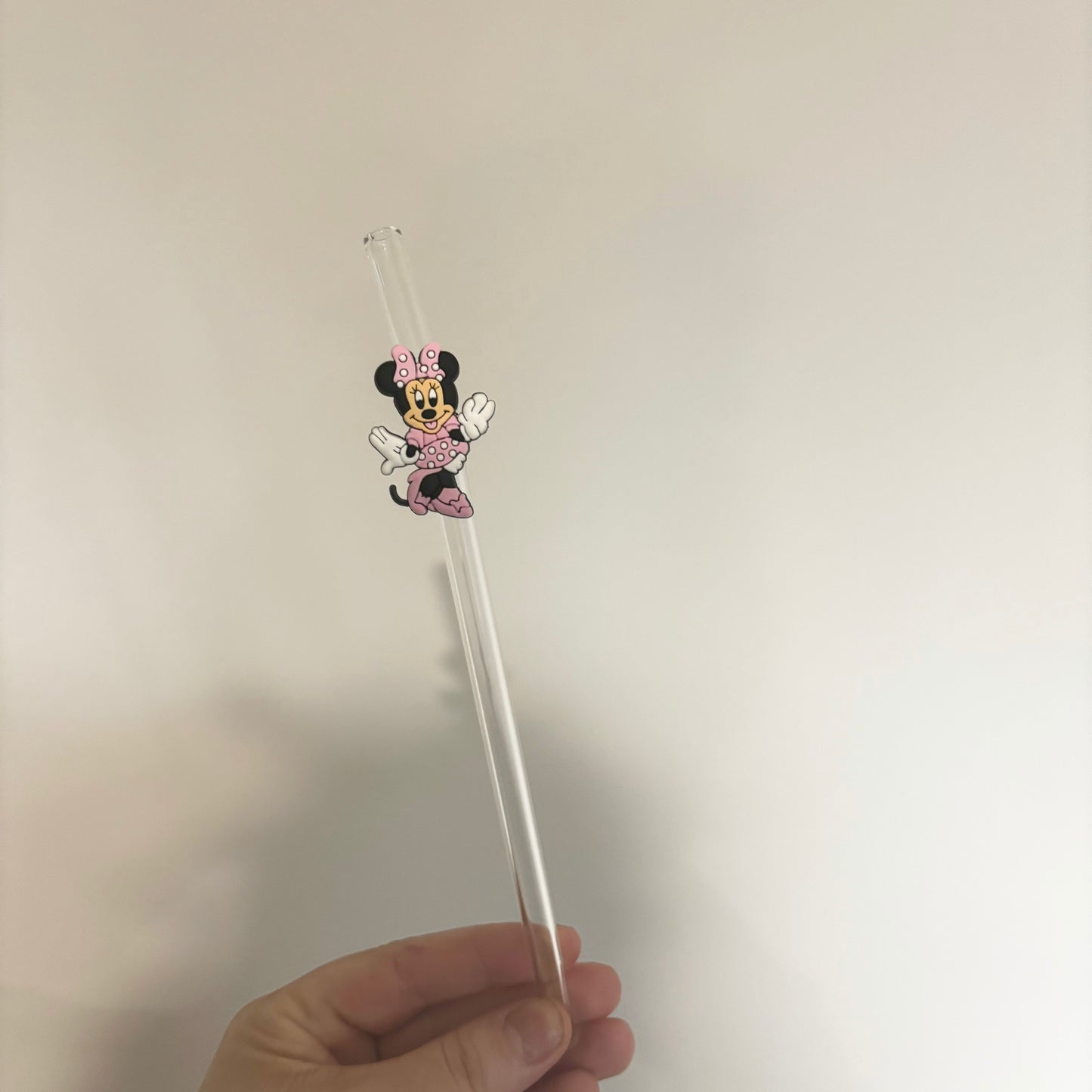 minnie mouse straw charm