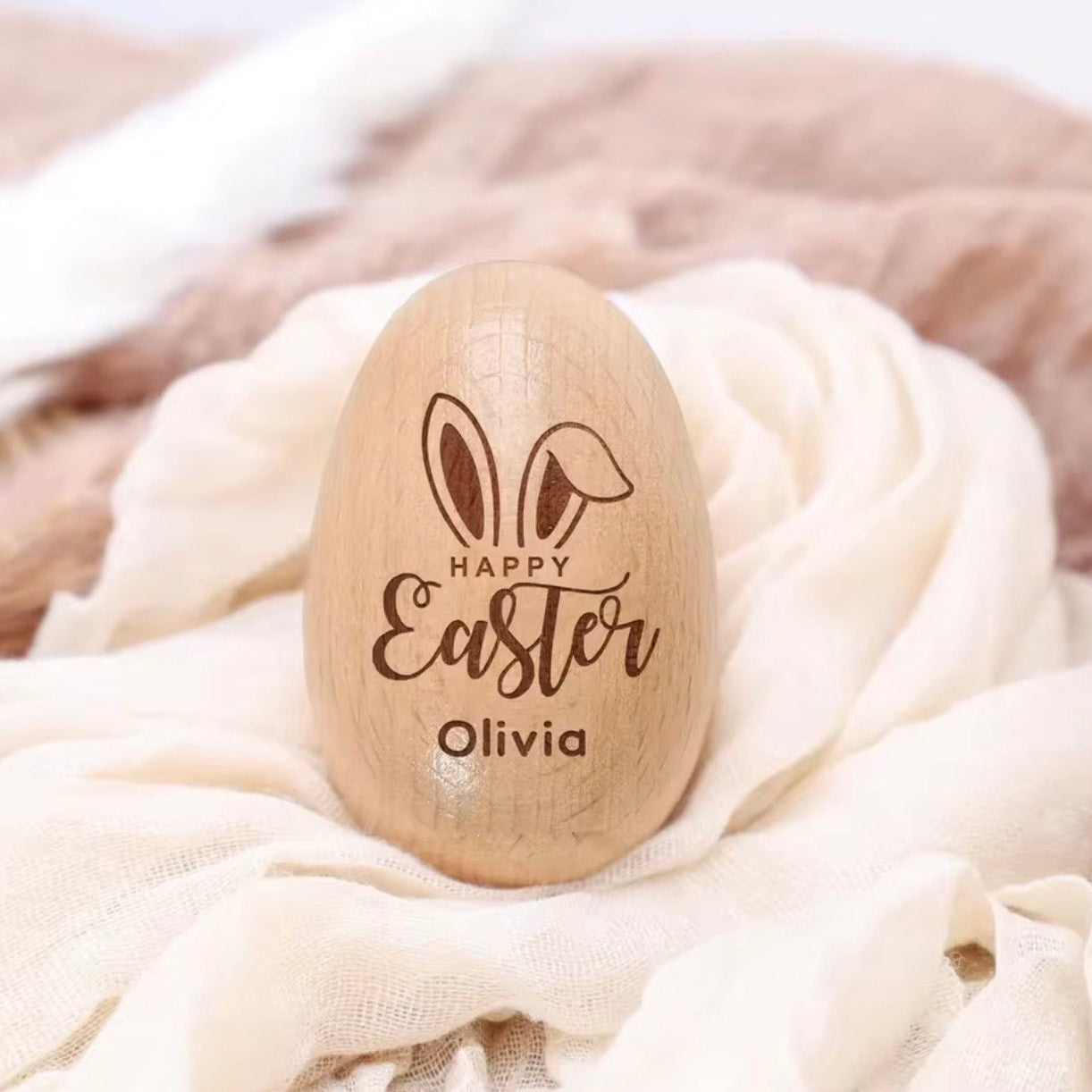 personalised wooden egg shaker australia