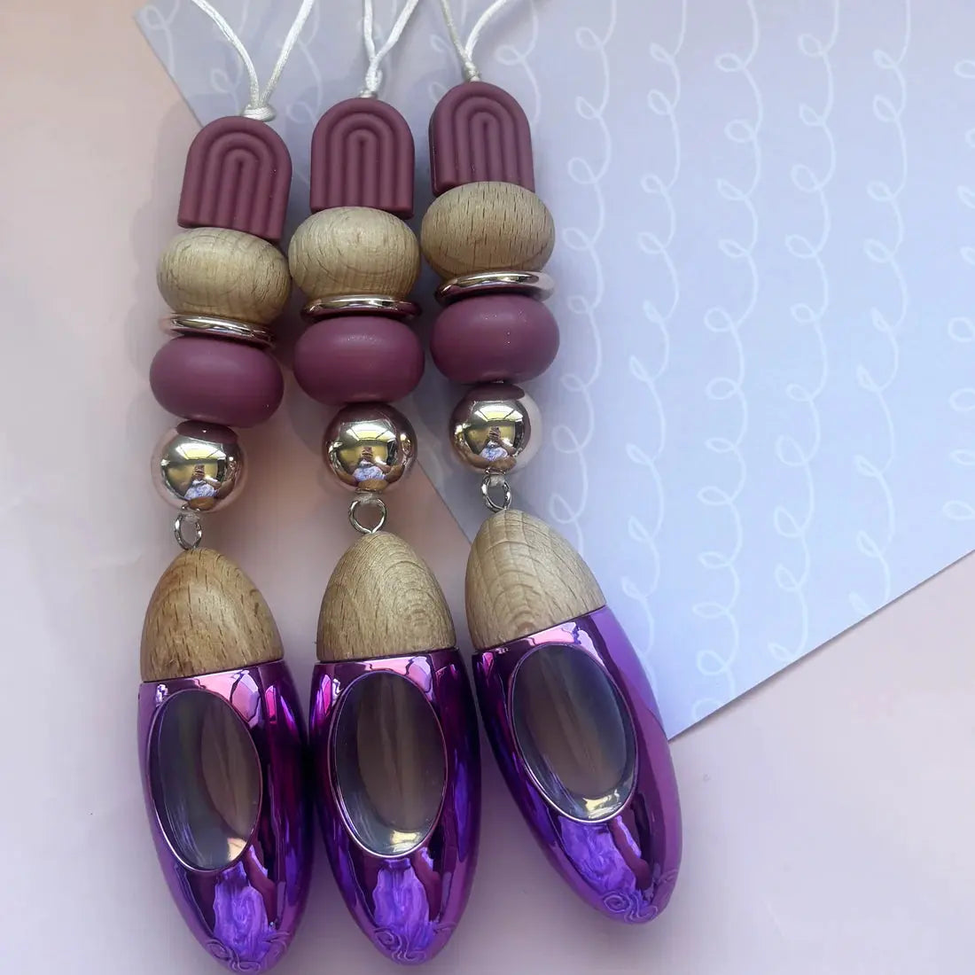 Purple Rainbow Hanging Car Diffuser KK Scents and Co.