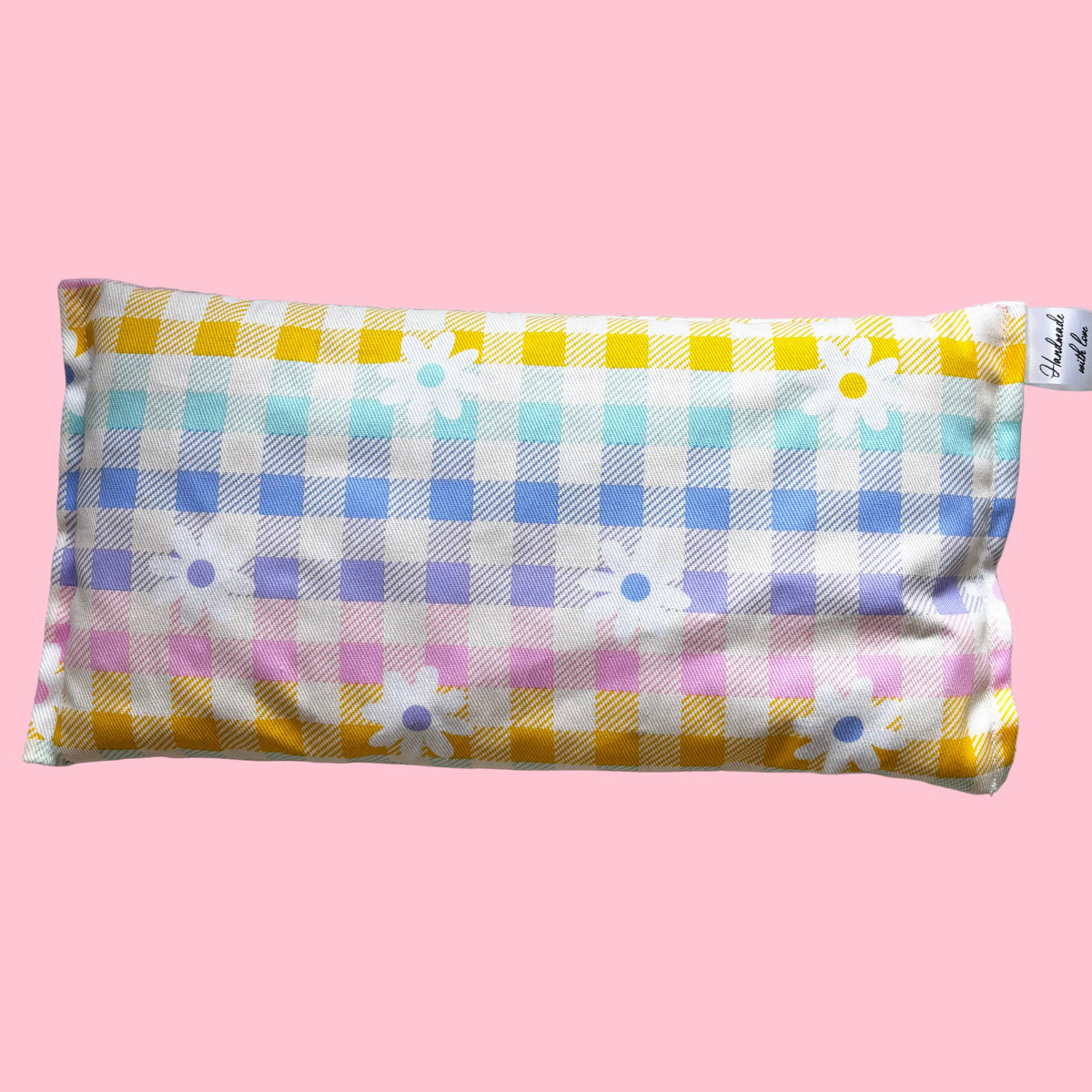 rainbow gingham heat pack