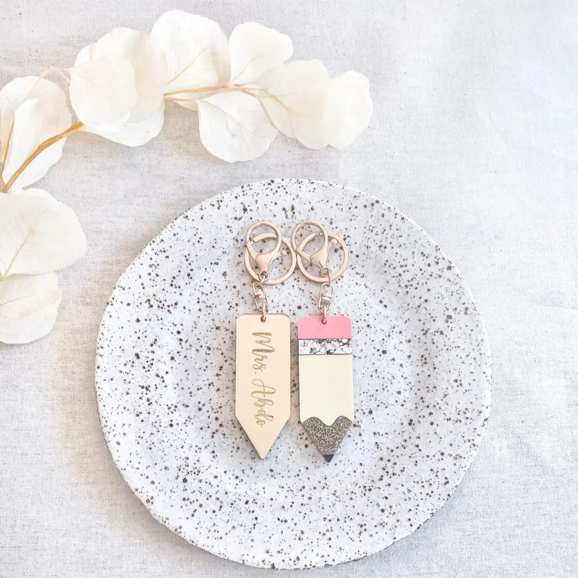 Personalised Pencil Keychain KK Scents & Co.