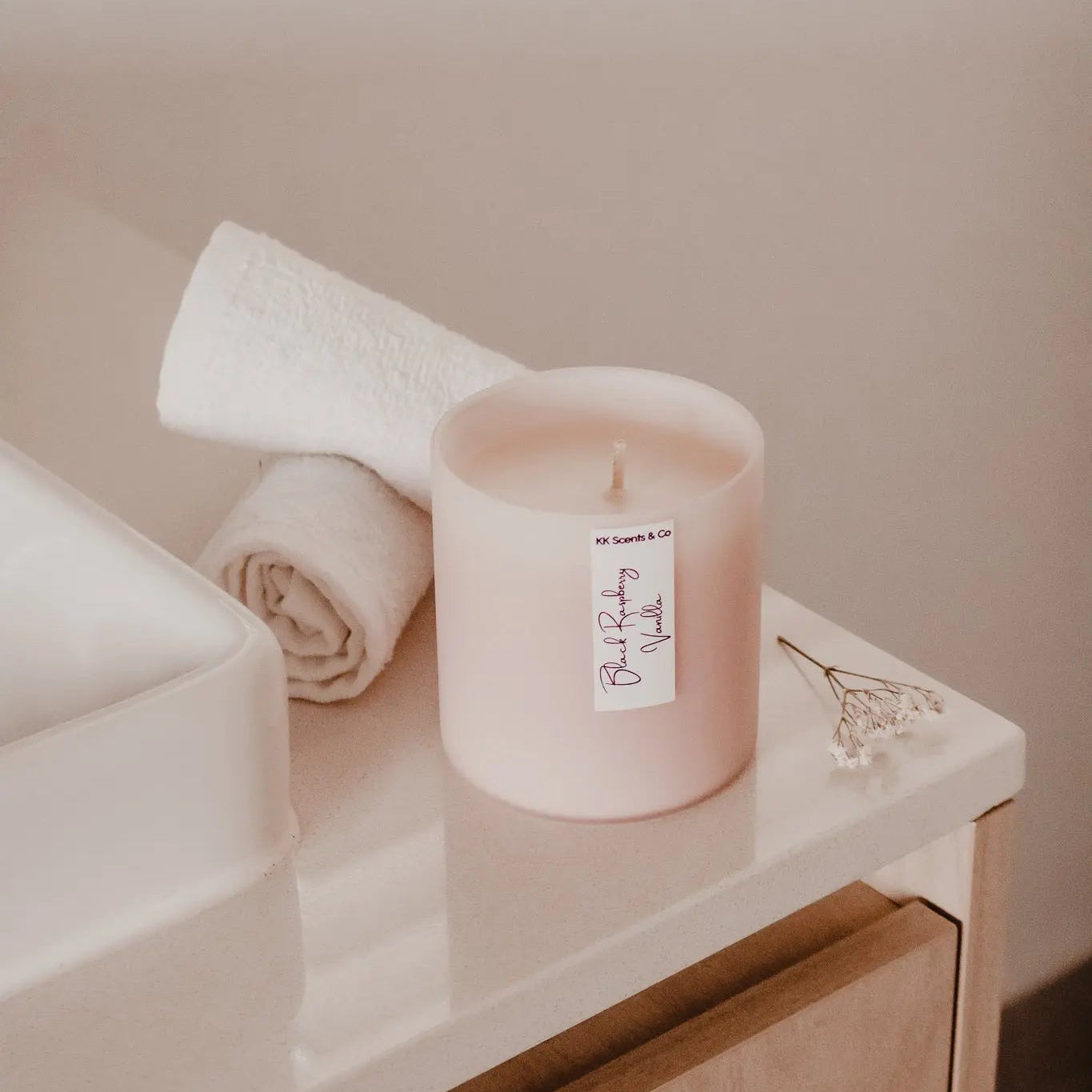 Black raspberry vanilla candle gift set