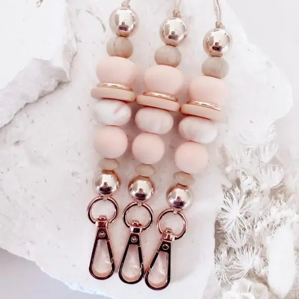 Just peachy teacher lanyard