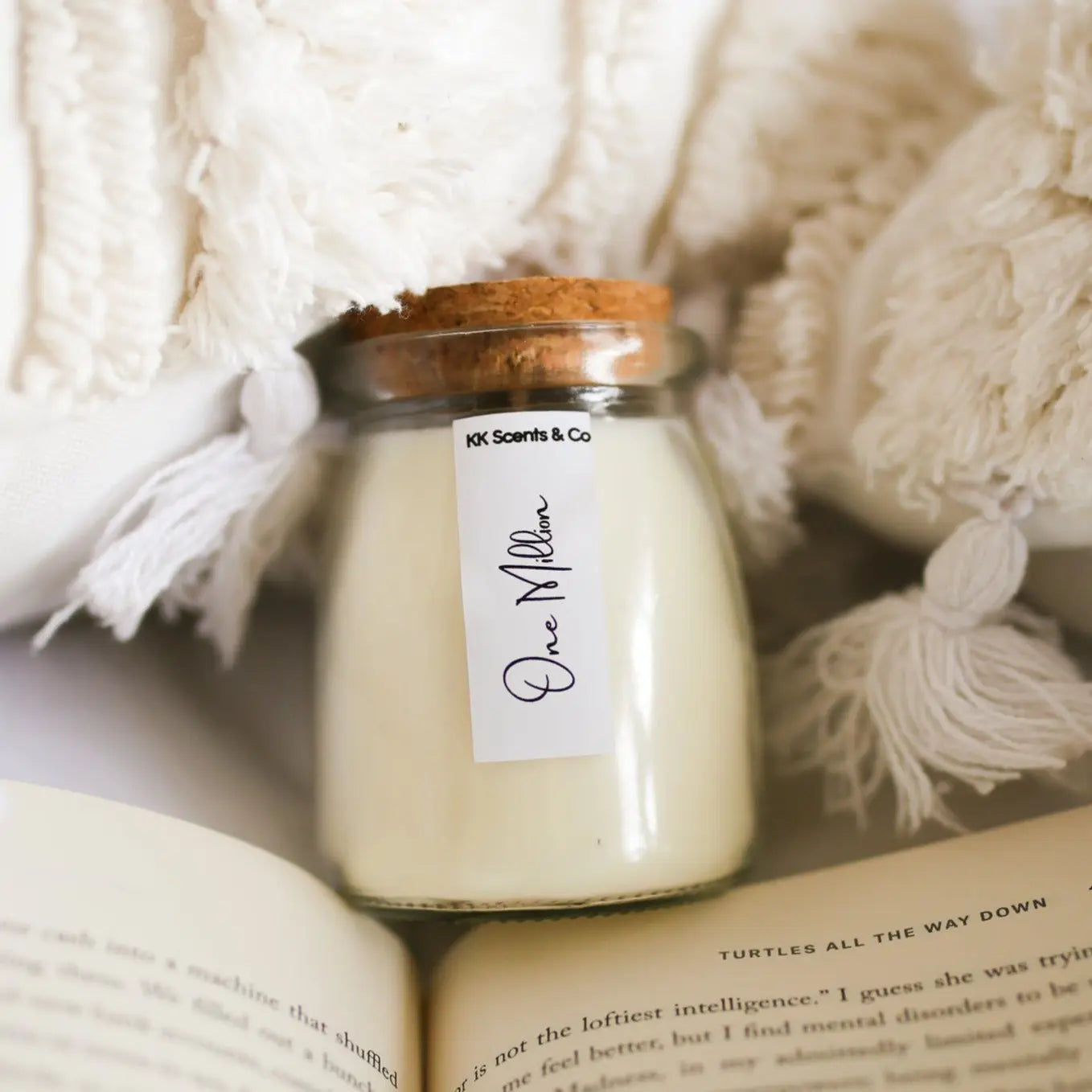 one million milk bottle candle