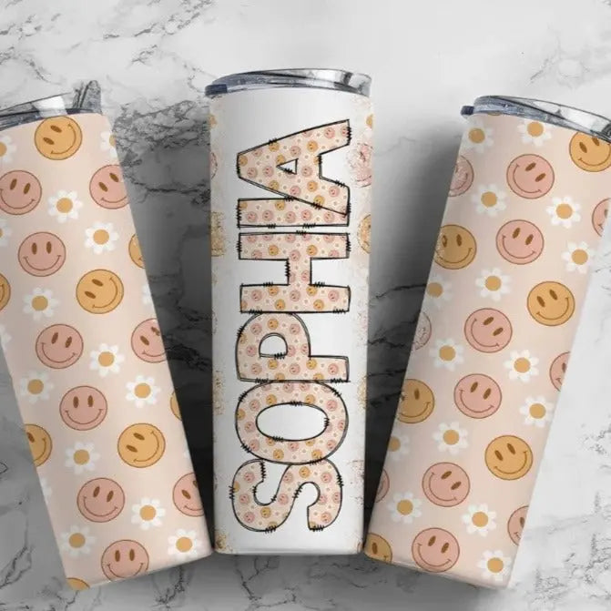 Personalised Retro 20oz Printed Tumbler KK Scents & Co.