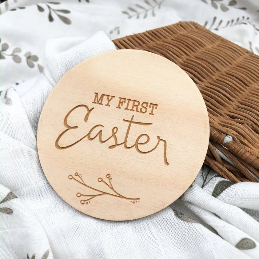 My First Easter Engraved Milestone Plaque