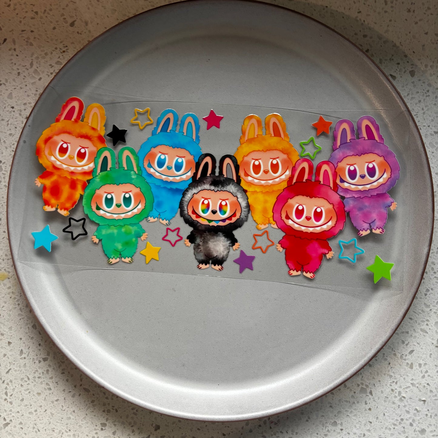 Watercolour Labubu UV DTF WRAP