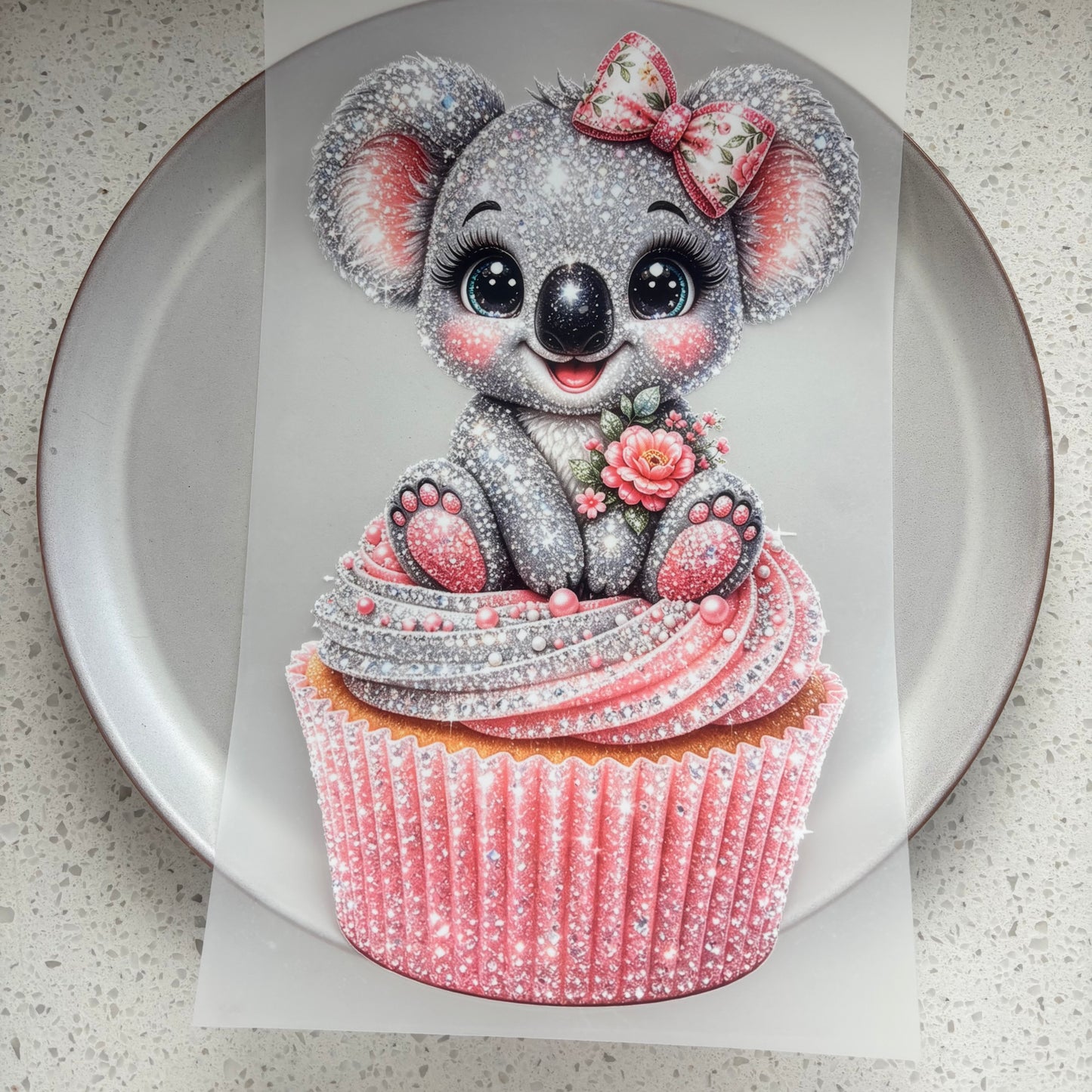 DTF Transfer - Koala Cupcake