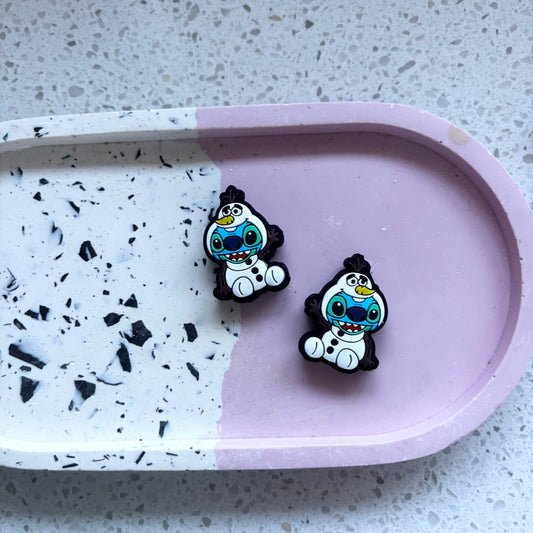 Stitch Olaf Silicone Bead