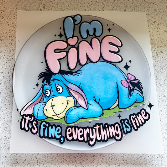 DTF Transfer - Eeyore Quote KK Scents & Co.