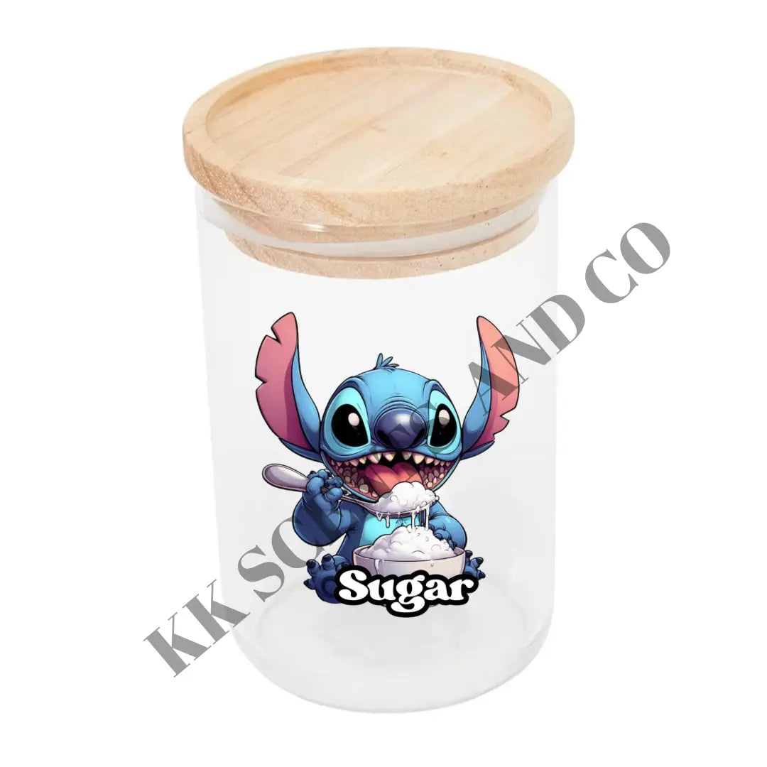 Stitch Canister Decal - Sugar KK Scents & Co.