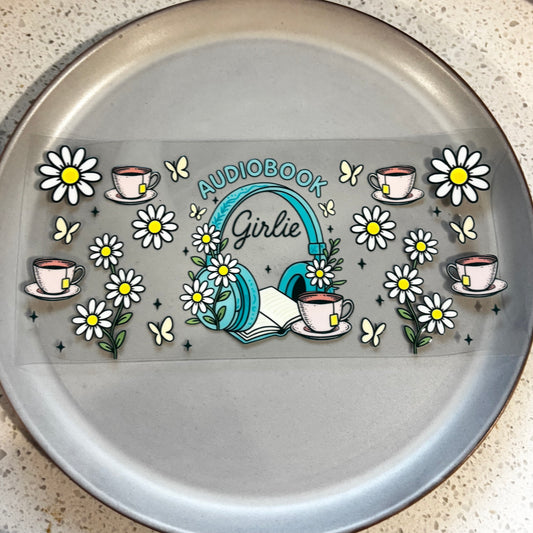 Audiobook Girly UV DTF WRAP