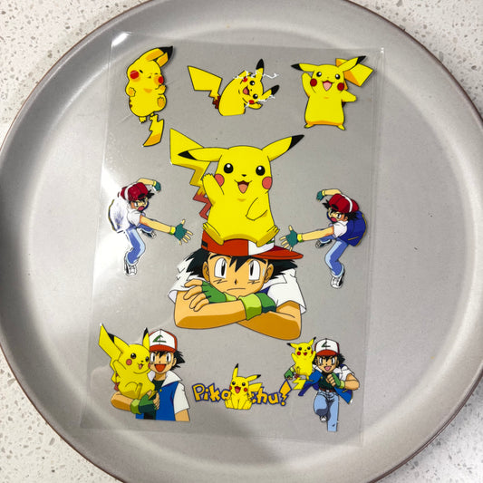 Pikachu - A5 Notepad UV DTF