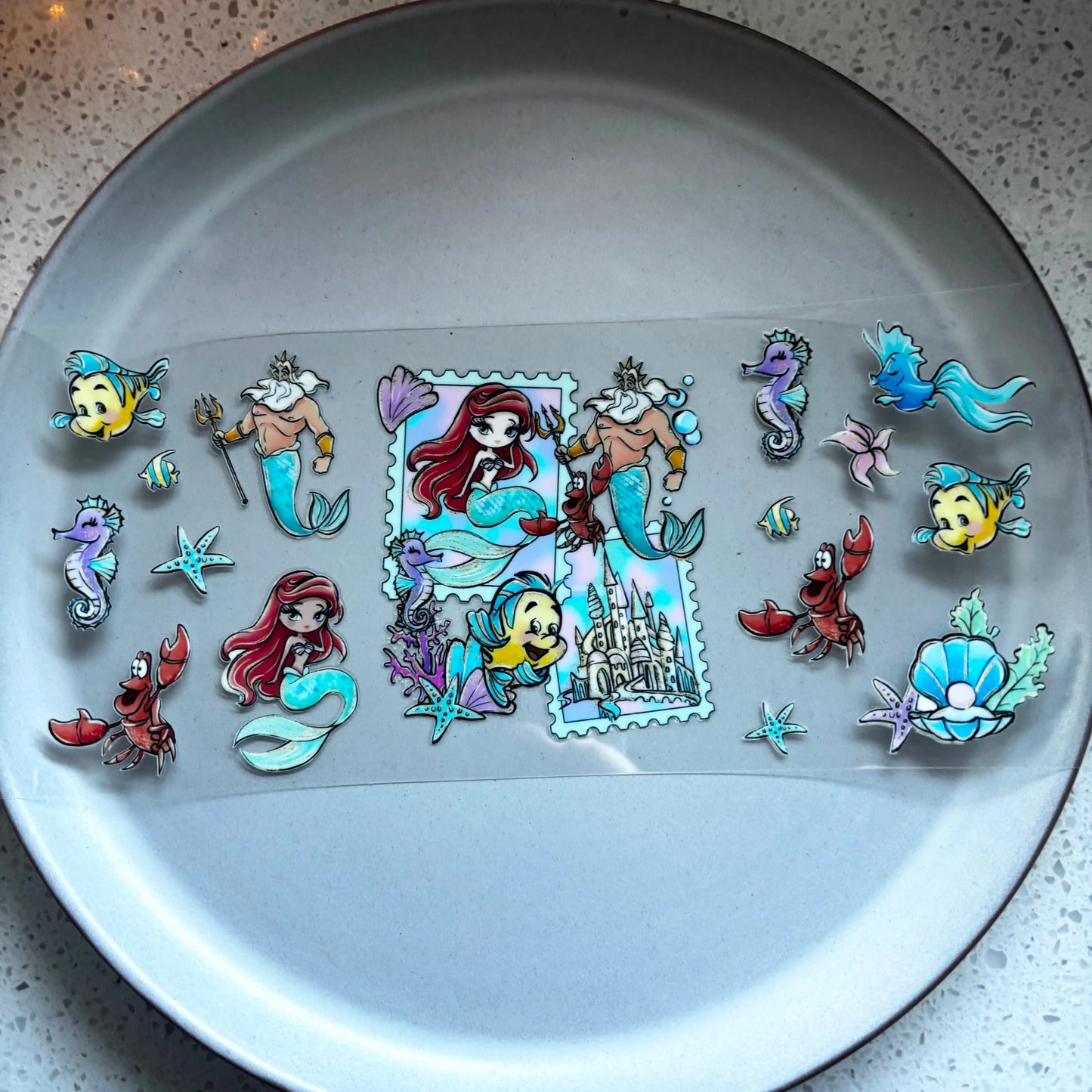 Little Mermaid UV DTF WRAP KK Scents & Co.