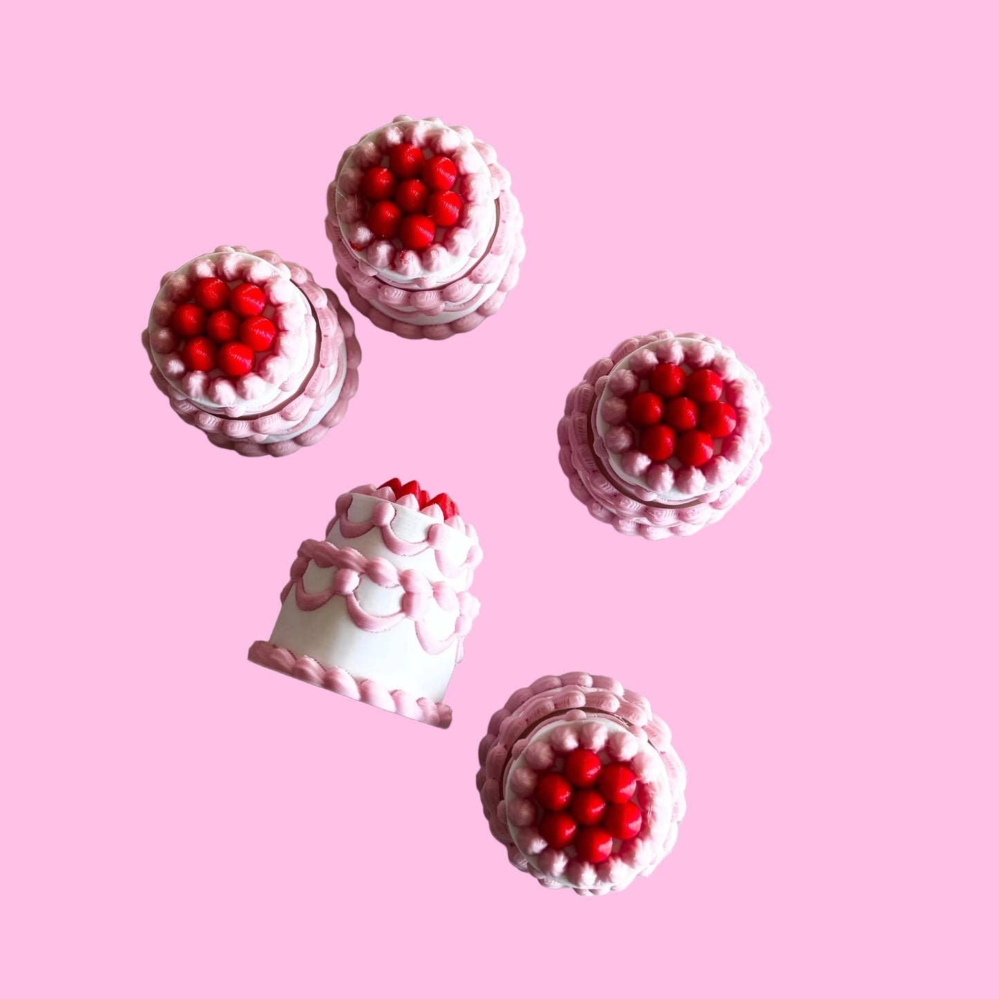 3d printed cake clicker
