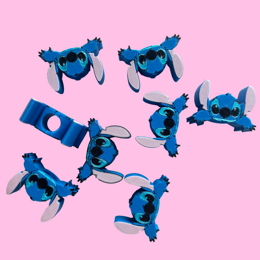 3d printed stitch straw topper