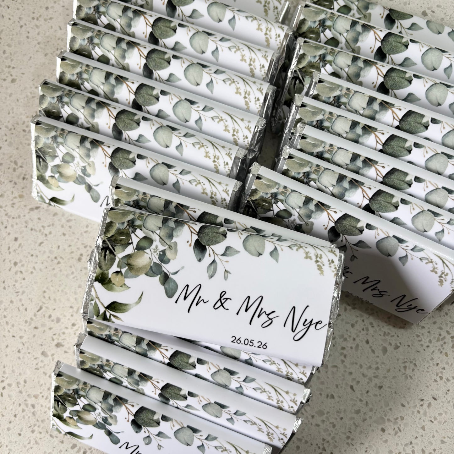 Personalised Chocolate Bar Favours