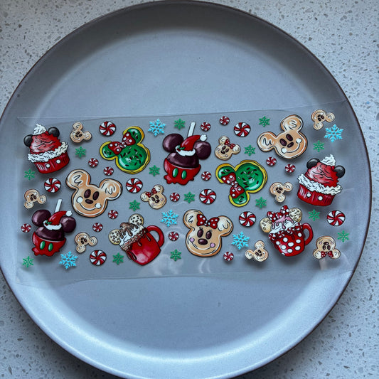 Minnie Christmas UV DTF WRAP