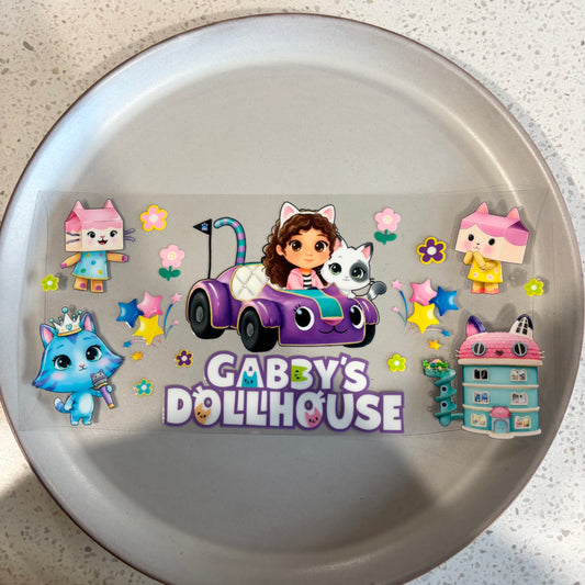 Gabbys Dollhouse UV DTF WRAP