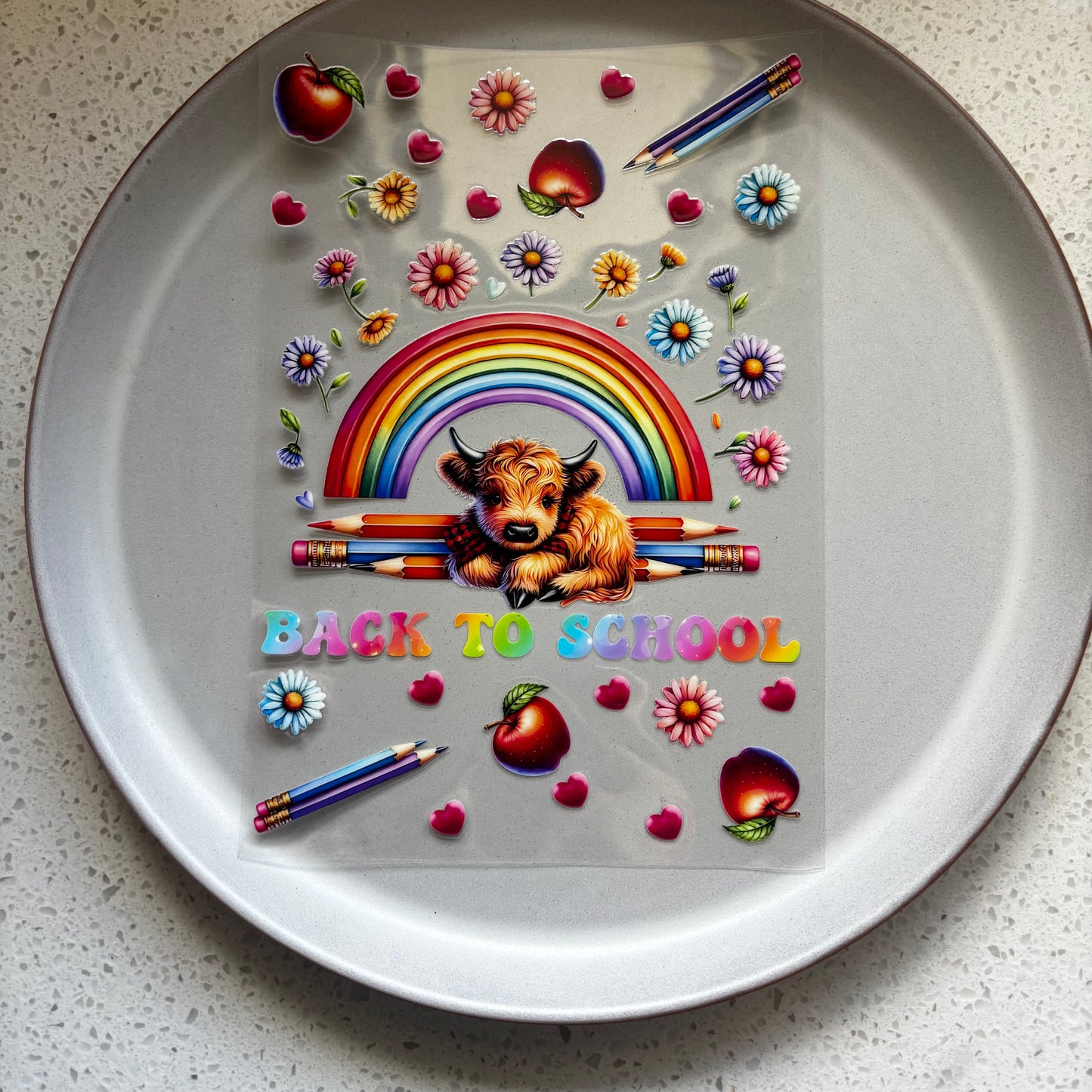 Highland Teacher - A5 Notepad UV DTF