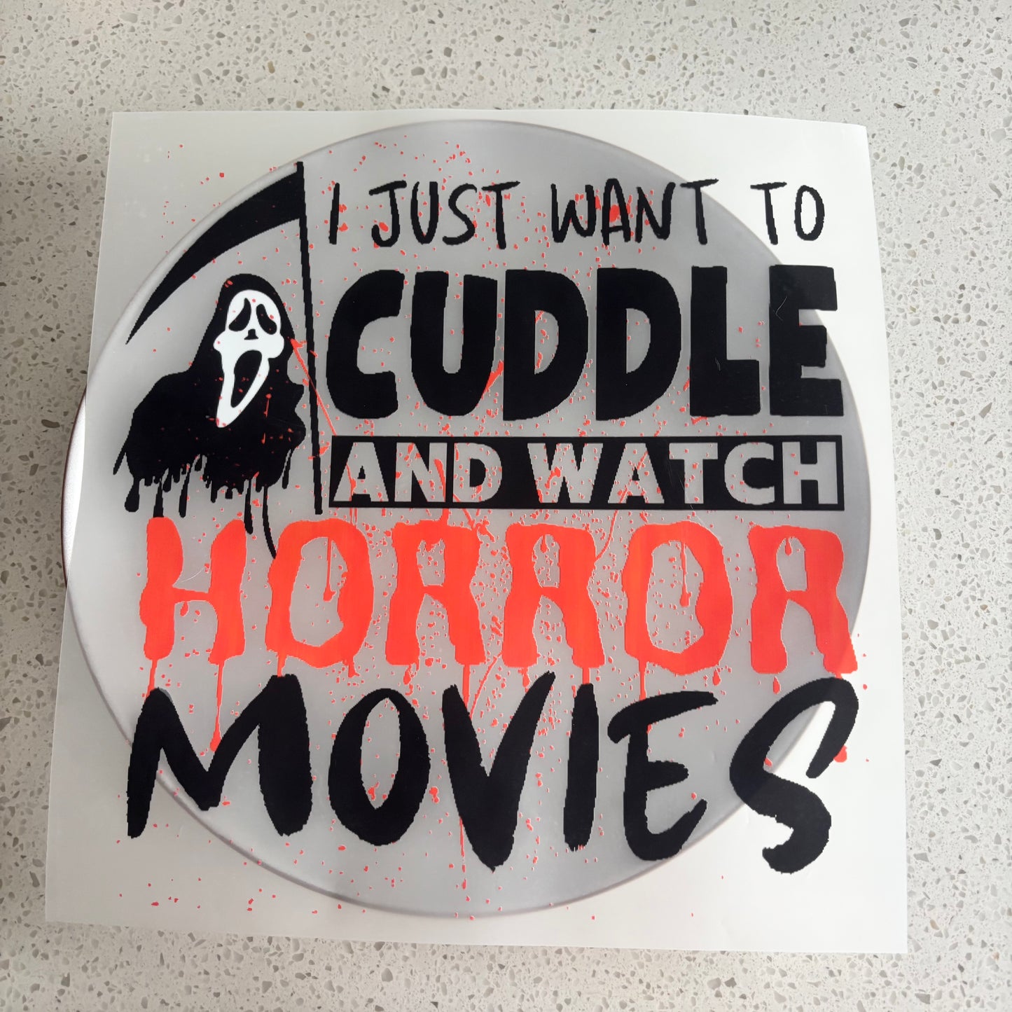DTF Transfer - Horror Movies & Cuddles
