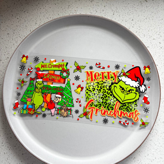 Grinch UV DTF WRAP