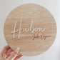 Personalised Bamboo Announcement Plaque KK Scents & Co.