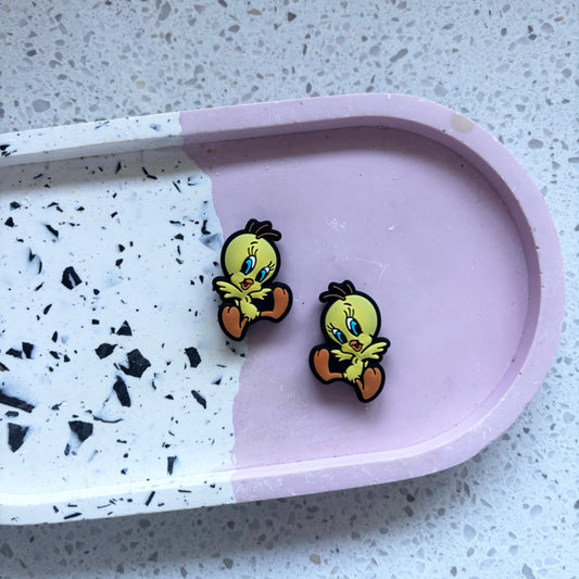 Tweety Bird Silicone Bead