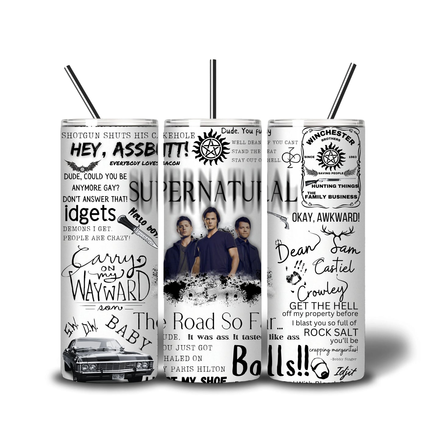 Supernatural Printed Tumbler